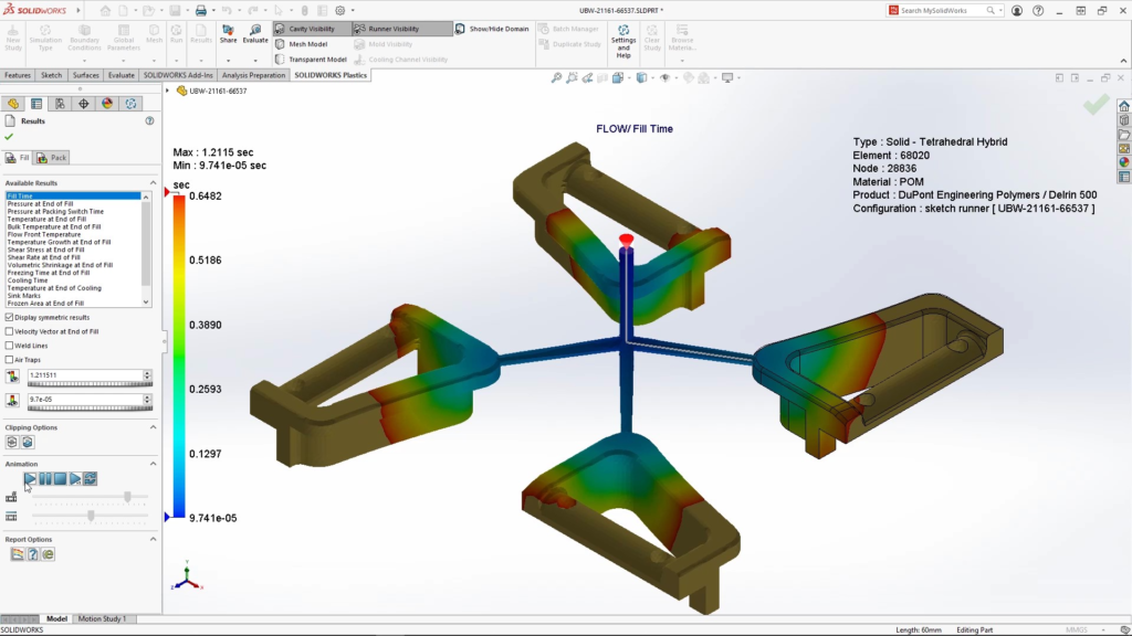 solidworks plastics