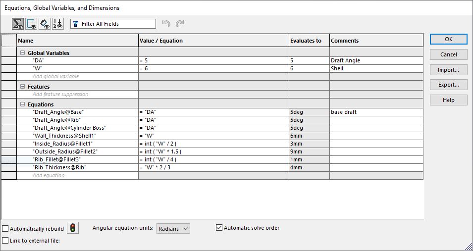 progettazioni con solidworks