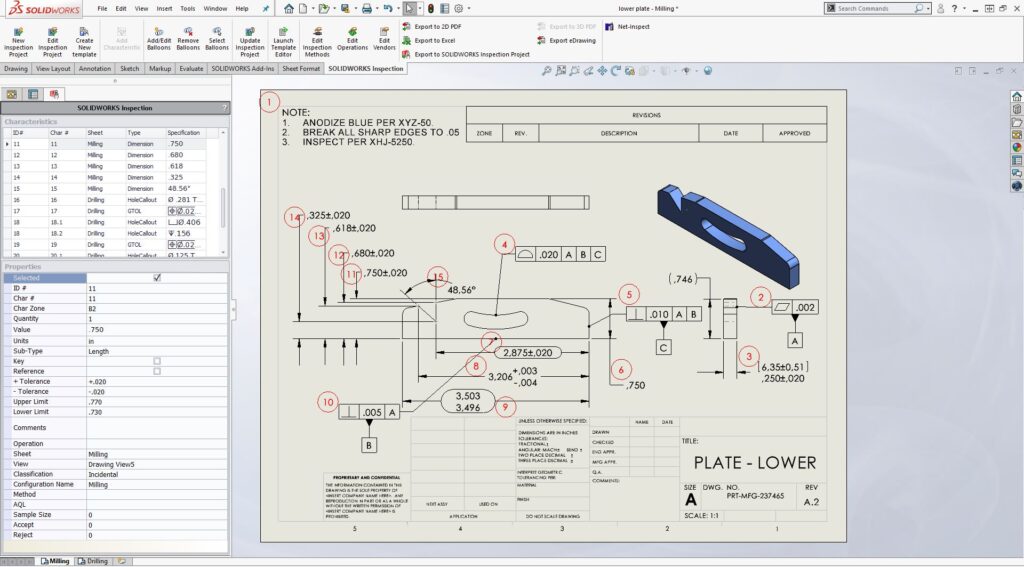 che cos'è solidworks inspection