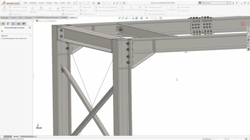 Scopri l'integrazione perfetta di SOLIDWORKS SolidSteel Parametric